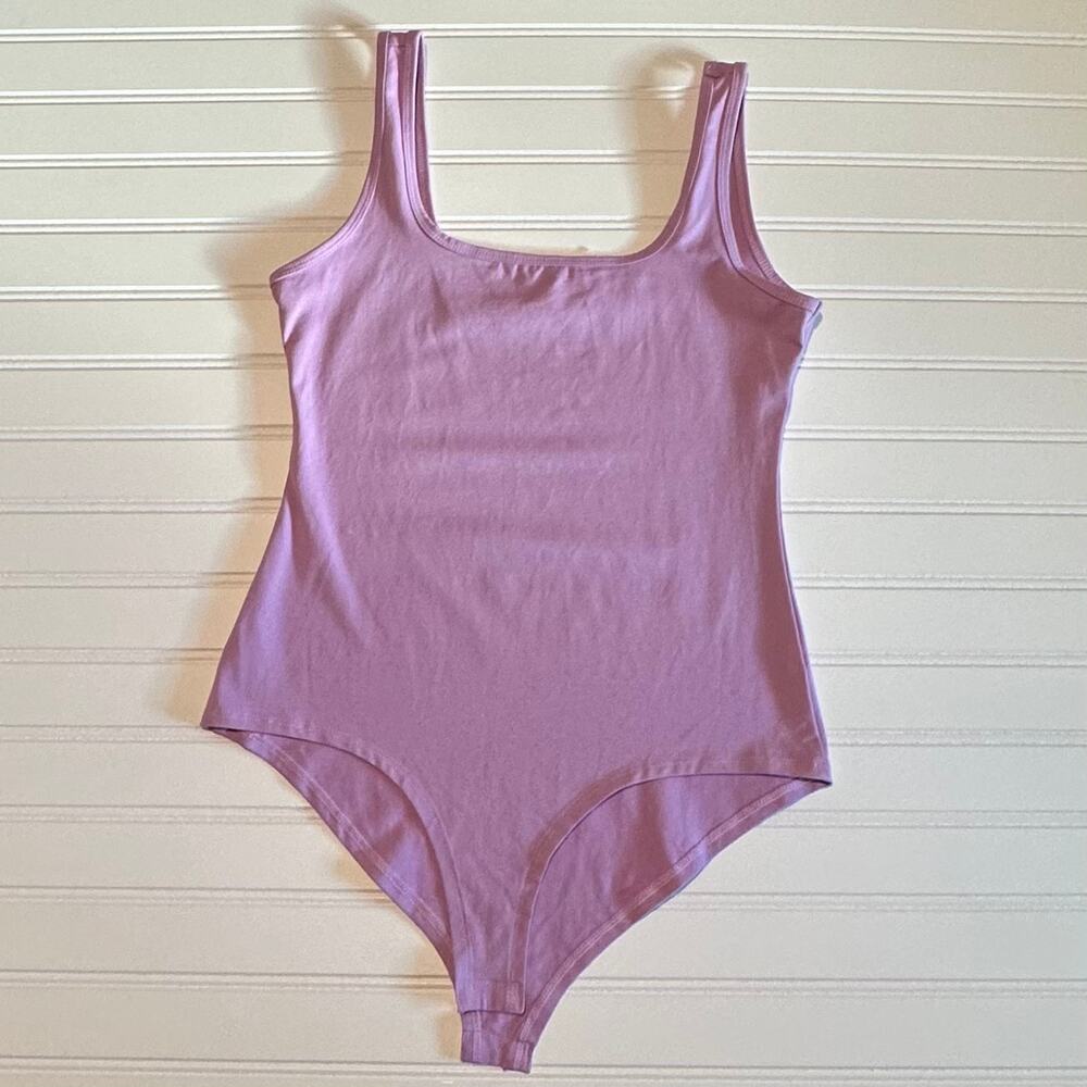BelleLovin Women Mauve Sleeveless Scoop Neck Bodysuit Tank Top Size S NWT